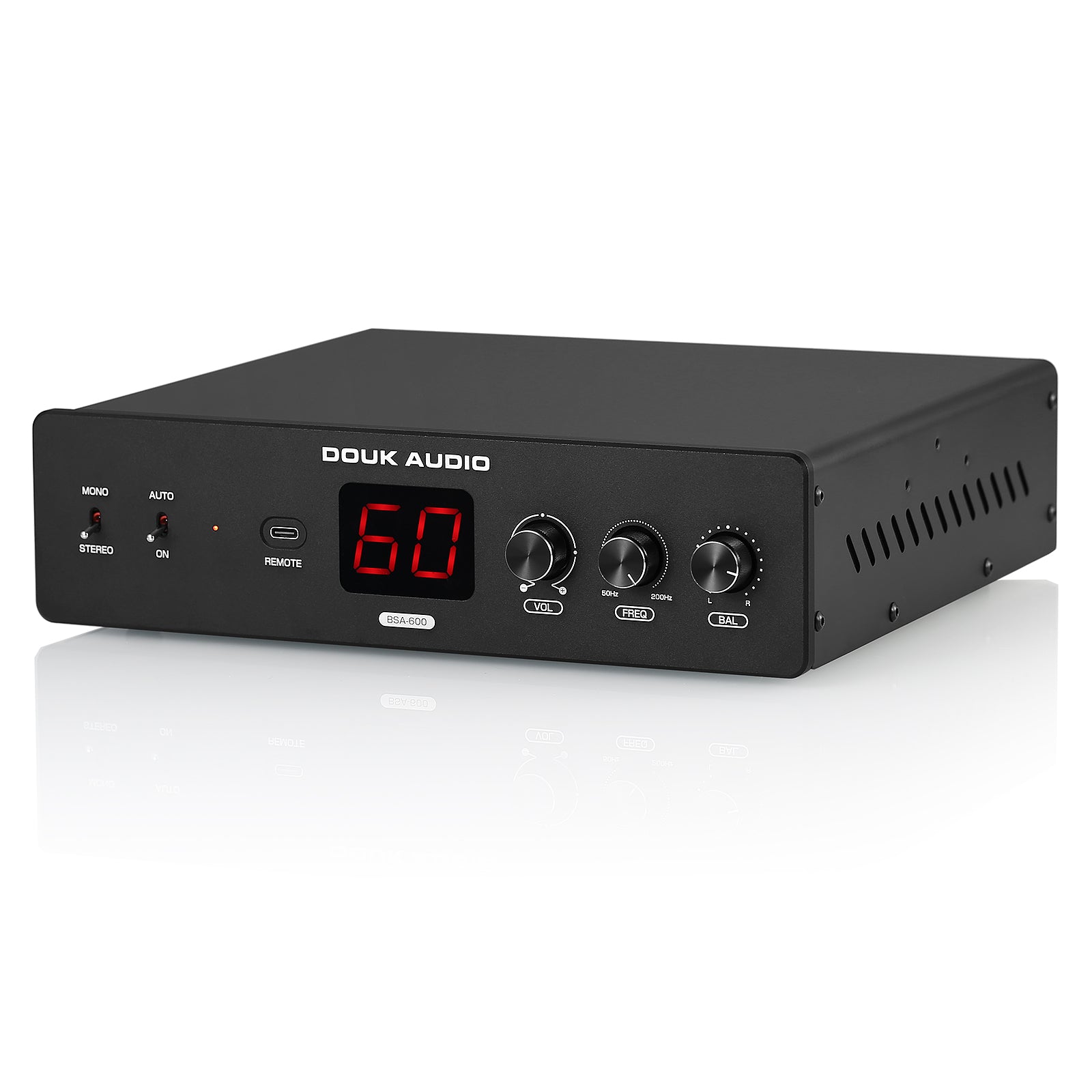 Douk Audio BSA-600 230W Bridge Stereo/Mono Bass Shaker Amplifier Subwoofer Power Amp for Transducer
