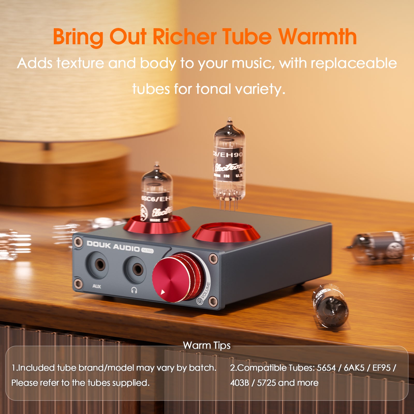 Douk Audio T4 PRO Tube Phono Preamp & Headphone Amplifier