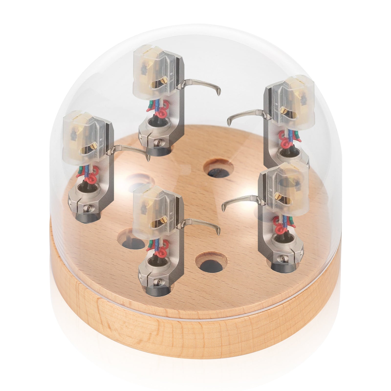 Nobsound R21J Cartridge Headshell Keeper Turntable Stylus Display Box Phono Shell Case