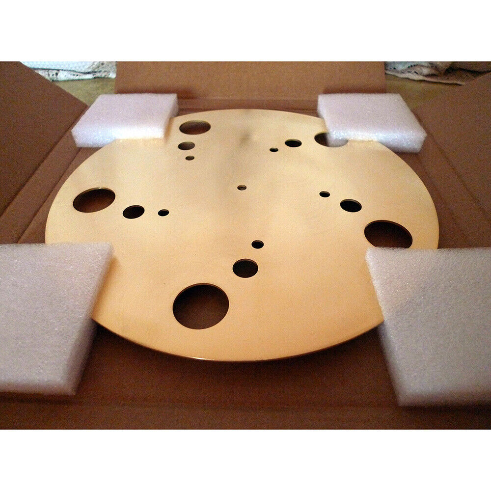 HiFi Pure Brass Turntable Platter Mat for Vinyl LP Record Player 2mm Pad Slipmat