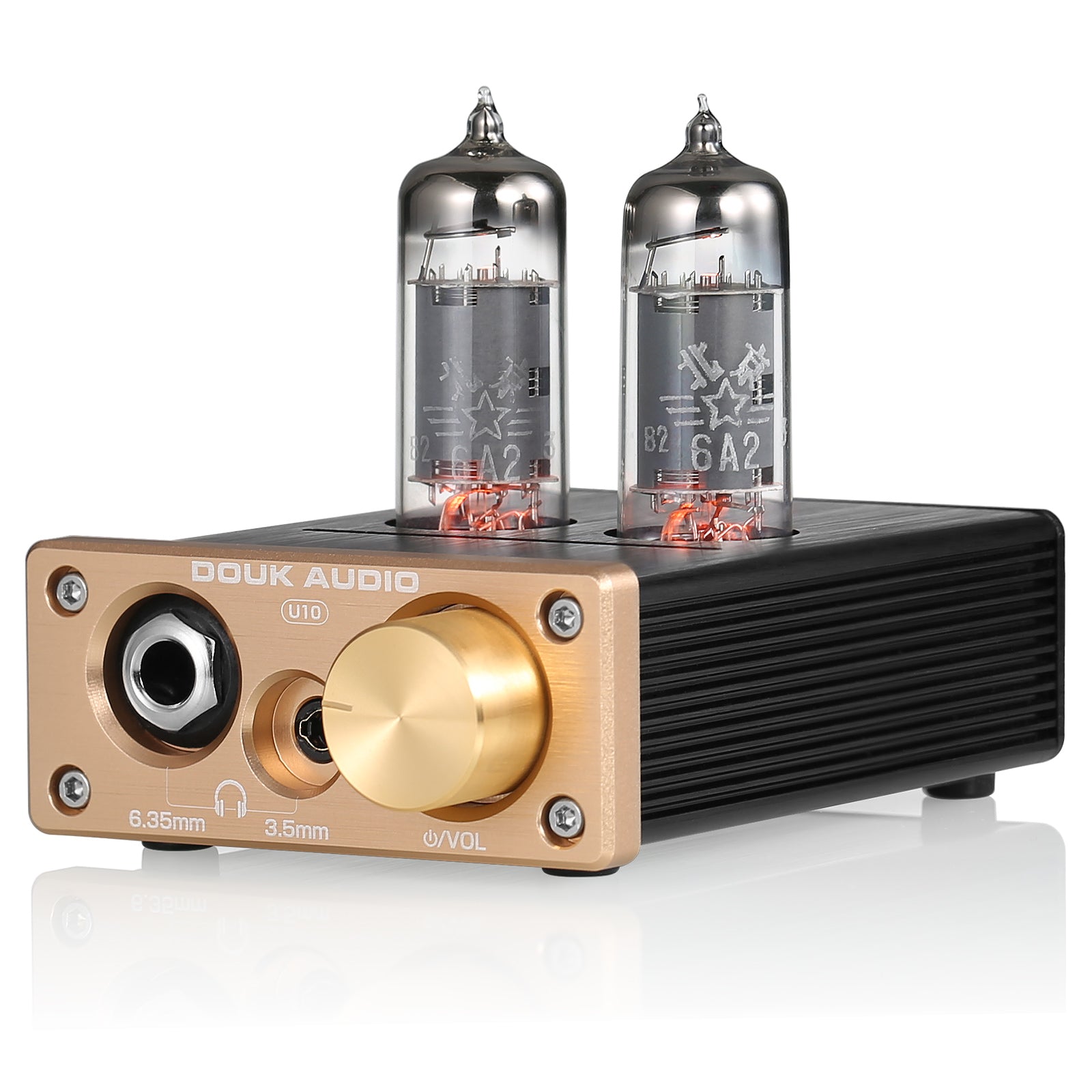 Douk Audio U10 迷你电子管耳机放大器 HIFI 立体声前置放大器 适用于家用扬声器