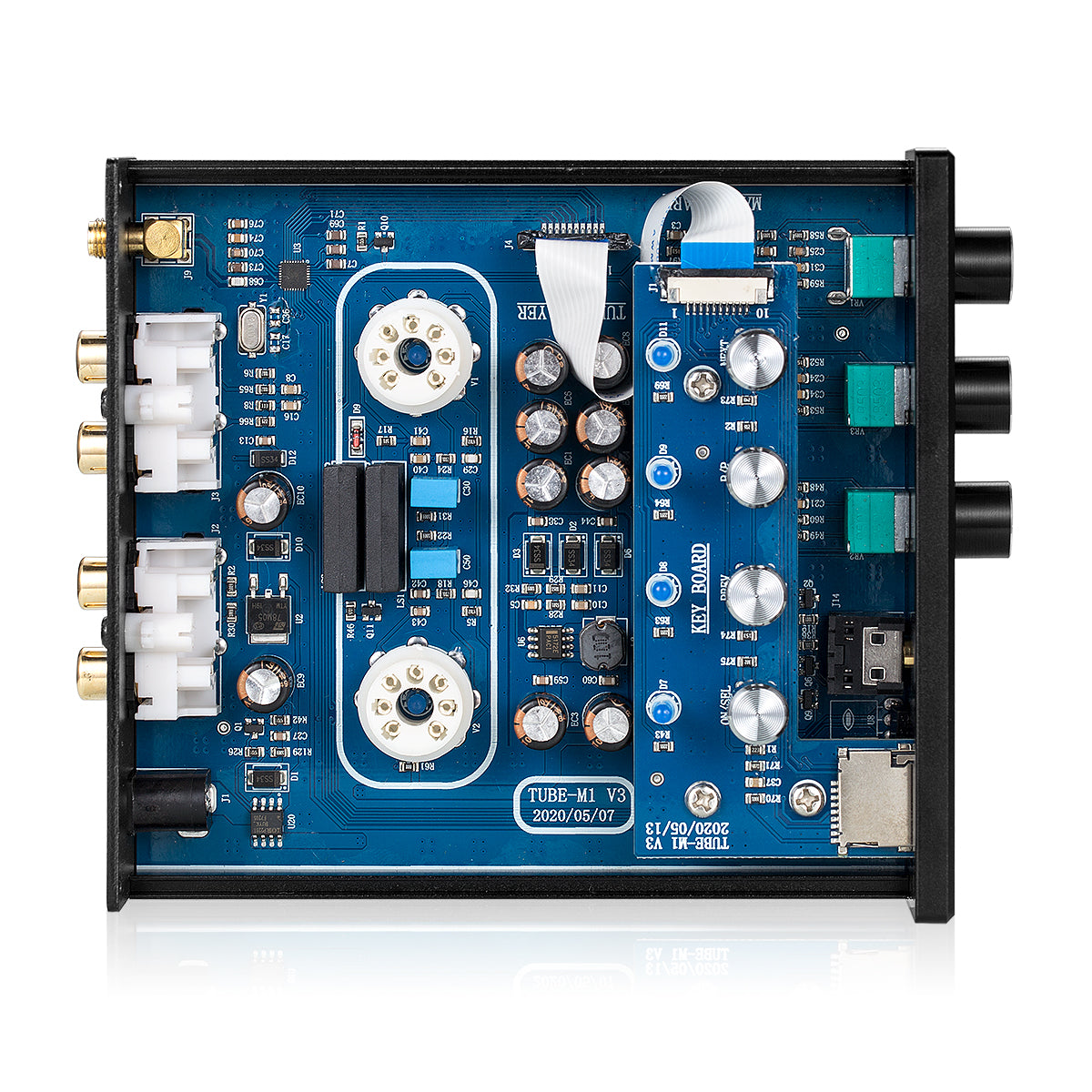 Douk Audio P2 Mini Bluetooth 5.0 Vakuum-Röhrenvorverstärker USB-Player Stereo-Kopfhörerverstärker