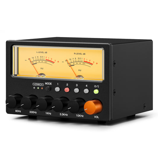 Douk Audio D5 4-Way Audio Switcher/Splitter with EQ Preamp