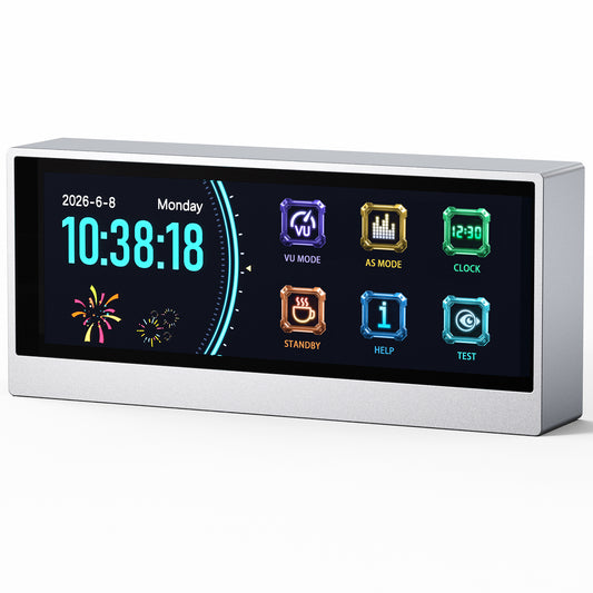 [Pre-Sale] Douk Audio Lab TX7 Desktop Display with VU Meter, Spectrum Visualizer & Clock