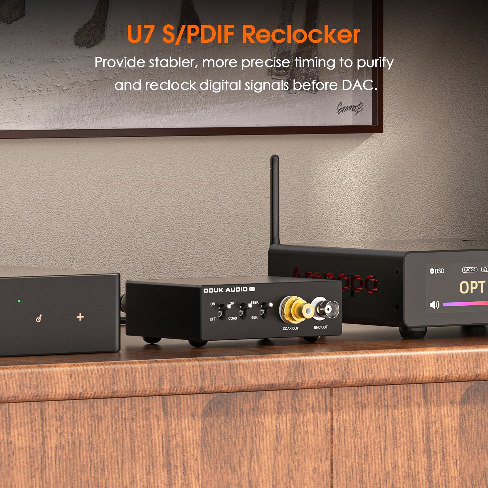 [Pre-Sale]Douk Audio U7 S/PDIF Reclocker with SRC4392 ASRC and Femto Clock 192kHz