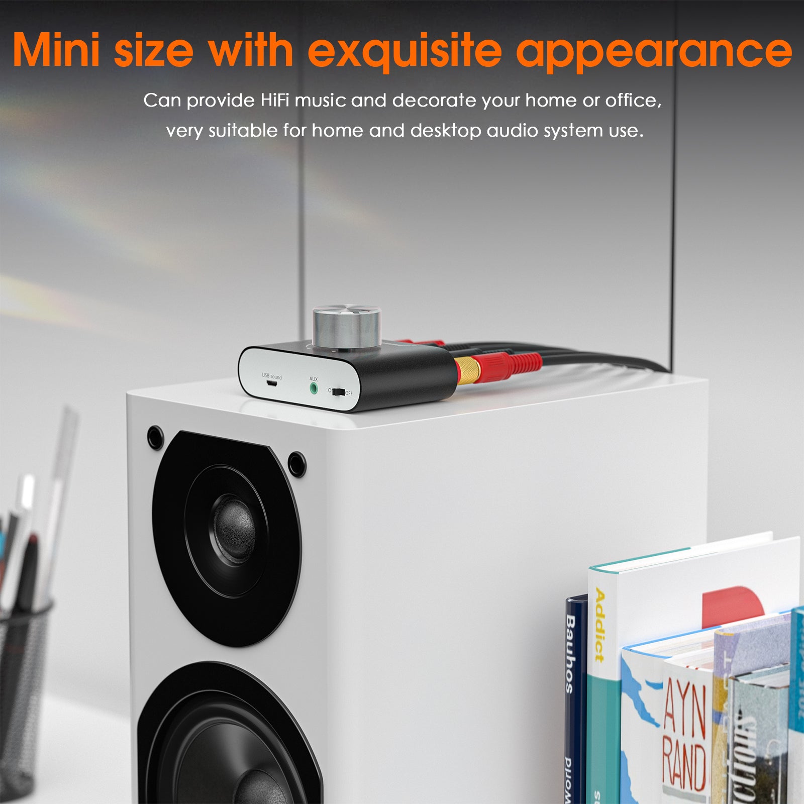 Nobsound NS-01G PRO Mini Bluetooth 5.0 Digital Amplifier USB Sound Card Stereo Audio Amp 50W+50W