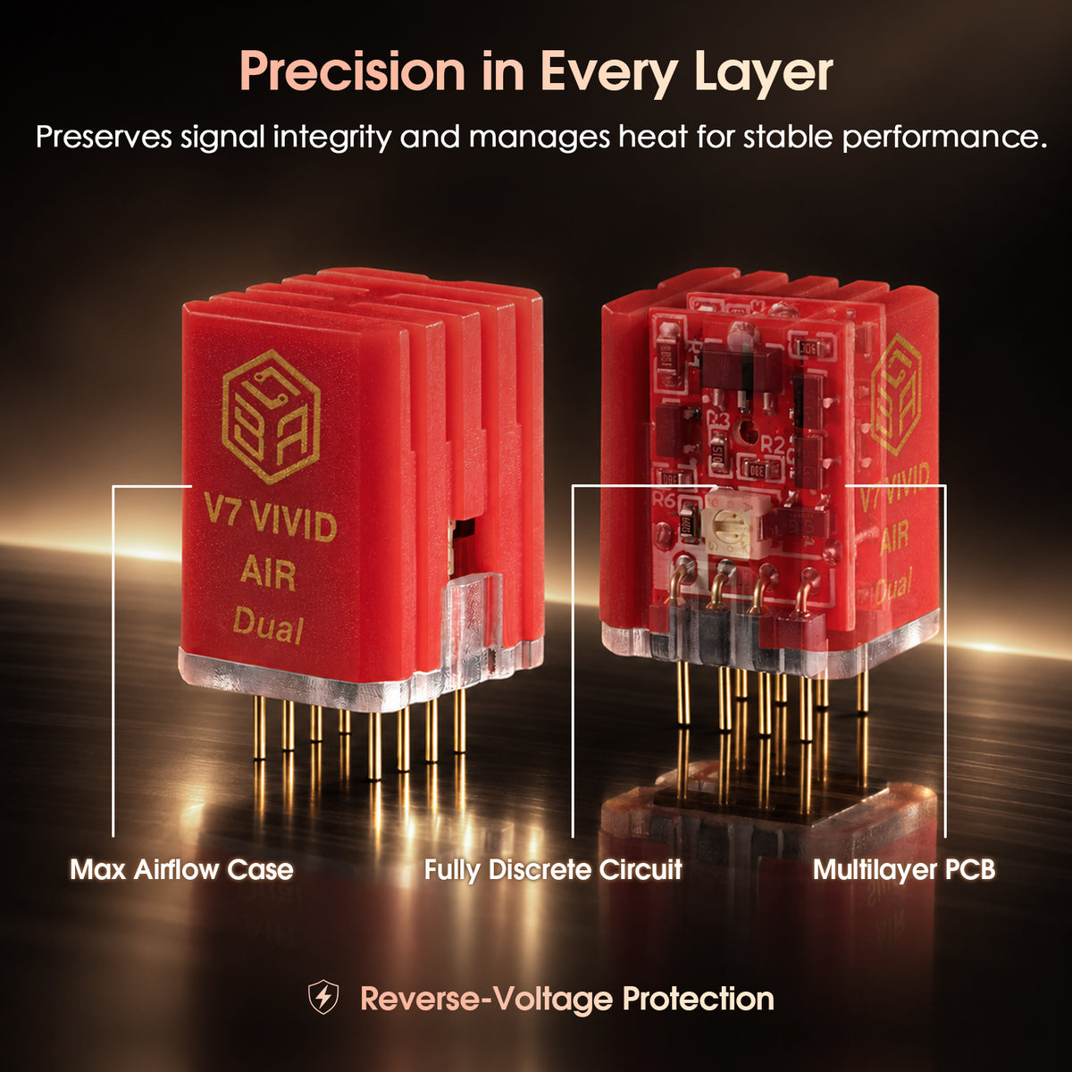 Burson Audio V7 Vivid Air Dual Discrete Op Amp, DIP-8 Audio Op-Amp Upgrade