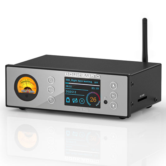 Douk Audio C100 PRO Mini Digital Audio player Hi-res Music Streamer Preamp 384K DSD