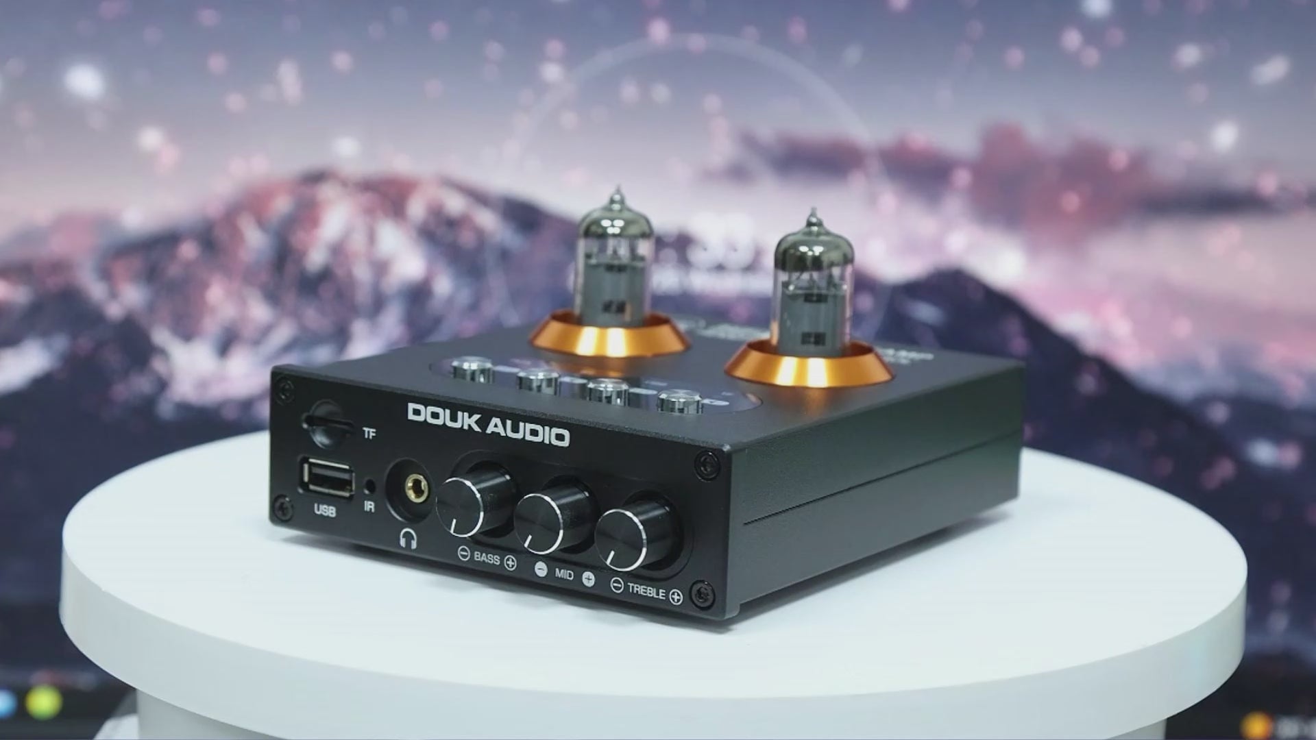 Douk Audio P2 Mini Bluetooth 5.0 Vakuum-Röhrenvorverstärker USB-Player Stereo-Kopfhörerverstärker 