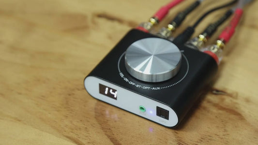 Nobsound Q10 HiFi Bluetooth 5.0 Digitalverstärker Mini AUX/optischer Stereo-Audio-Leistungsverstärker 100 W 