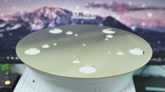 HiFi Pure Brass Turntable Platter Mat for Vinyl LP Record Player 2mm Pad Slipmat