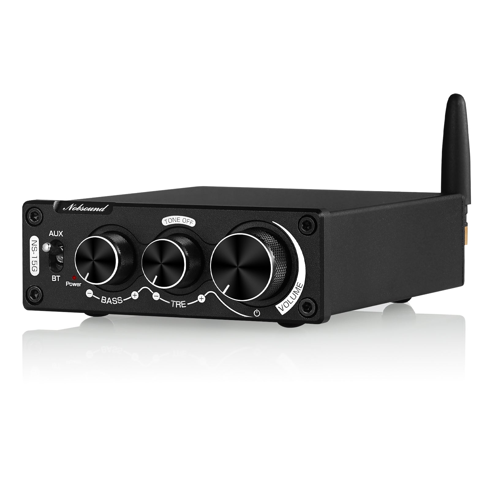 Nobsound NS-15G Mini Bluetooth 5.0 Digital Amplifier Receiver TPA3116 Stereo Audio Amp 100W+100W