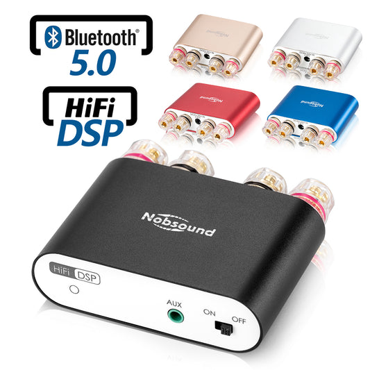 Nobsound NS-10G PRO Mini Bluetooth 5.0 Digitalverstärker DSP HiFi Stereo Audio Power Amp 