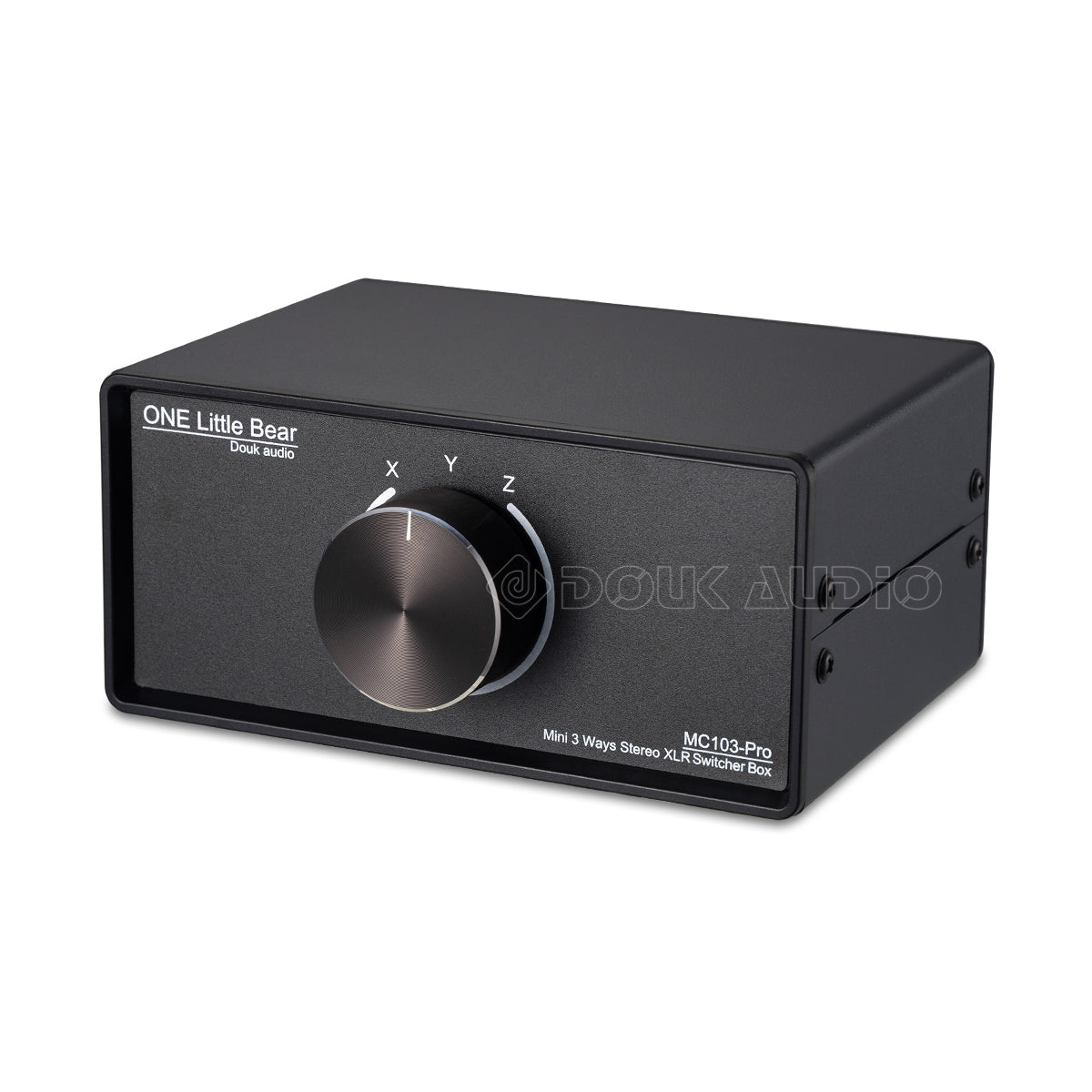 Little Bear MC103 PRO 1(3)-IN-3(1)-OUT XLR Balanced Audio Converter Stereo Passive Selector Switcher