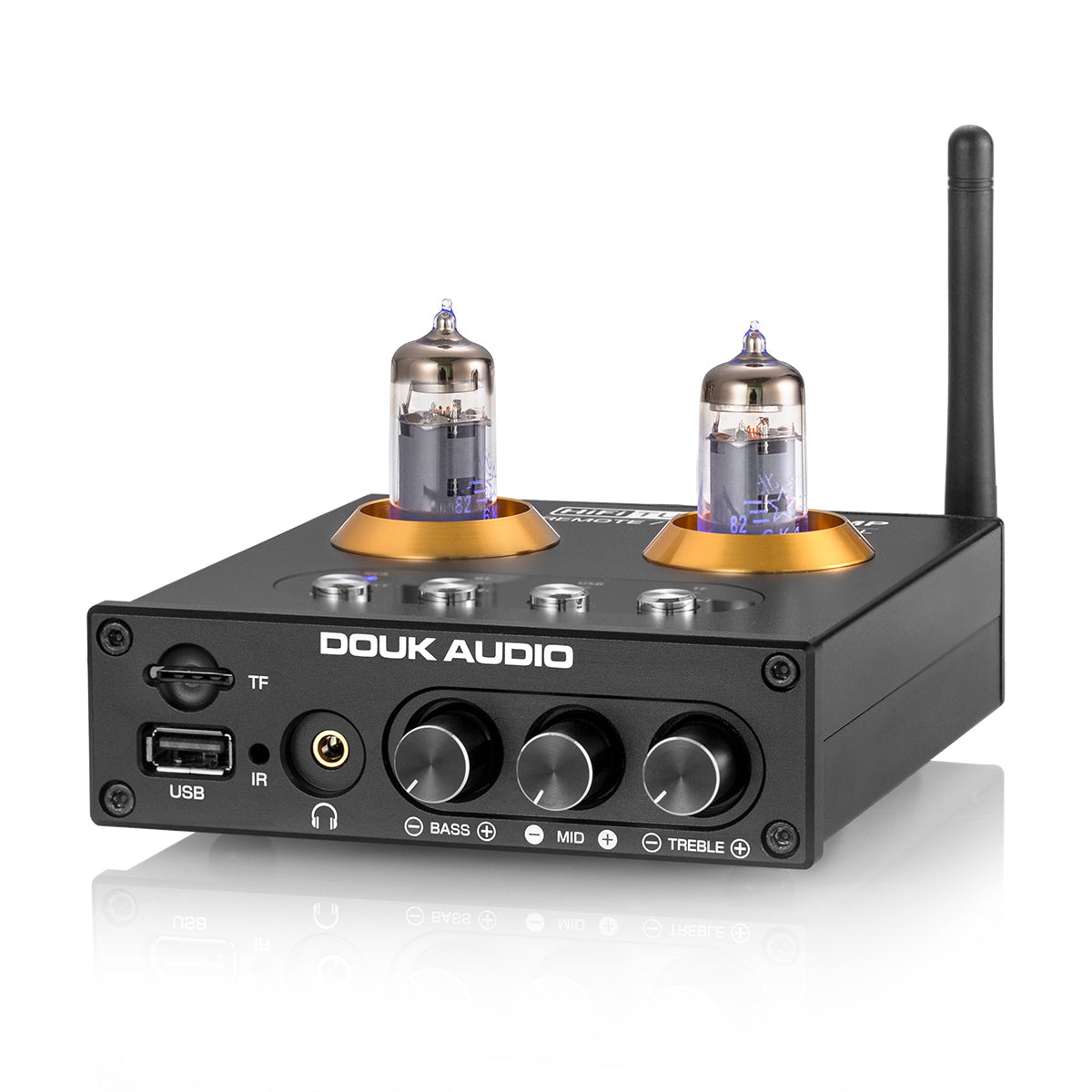 Douk Audio P2 Mini Bluetooth 5.0 Vakuum-Röhrenvorverstärker USB-Player Stereo-Kopfhörerverstärker 