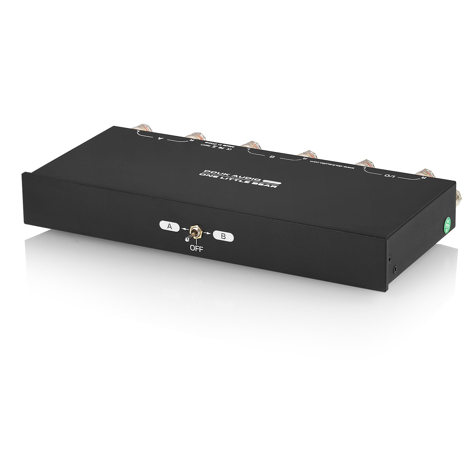 Douk Audio SP102 Passive 2(1)-IN-1(2)-OUT Audio Selector Stereo Switcher for Amplifier/Speaker